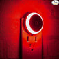 myCozyLite Red Light Night Light, Night Lights Plug into Wall 2 Pack, Dusk to Dawn Sensor, Light for Sleep, Red Nightlight for Bedroom, Bathroom, Kids Room, Nursery, Kitchen, Hallway, Stairway, Round