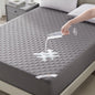 BEDLORE Waterproof Mattress Protector, Noiseless Queen Size Mattress Pad with Deep Pocket Fitted Up to 6"-18", Soft Breathable Dirt-Proof Bed Mattress Cover Washable Bedroom, Hotel (Gray)