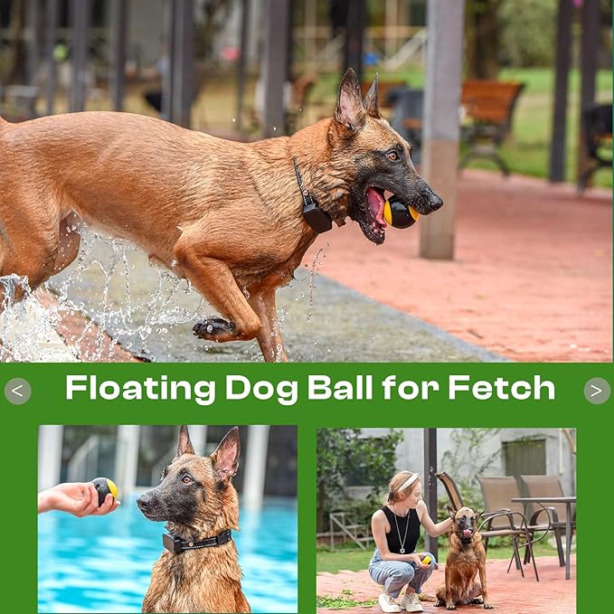 Interactive Squeaky Dog Toys Balls – Durable Rubber Dog Toy for Aggressive Chewers,High Bounce Dog Ball & Floating Fetch Ball,Indestructible Chew Toy for Medium & Large Dogs-Mewly Pet