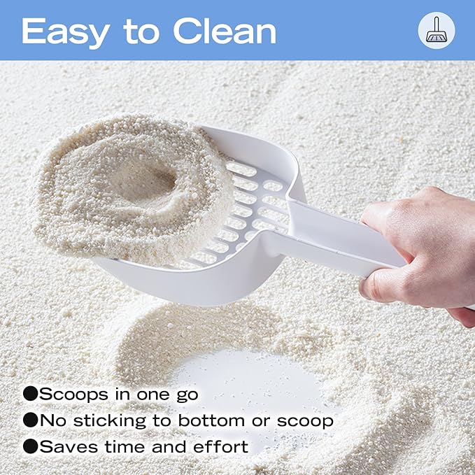 Natural Cat Litter Unscented, 100% Plant-Based, Strong Clumping Litter, Easy Scooping, Clumps Lift Cleanly, Low Dust, Corn & Cassava Litter, 5.5 LB-Mewly Pet