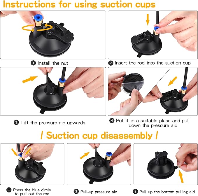 Soarer 4-in-1 Interactive Cat Feather Toys,12Pcs Durable Fishing Pole Cats Feathers Toy Replacements,Enhanced Suction Cup Cats Wand Toy,2 Types Door Hanging Cat String Toys for Indoor Kitten-Mewly Pet