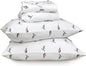 RUVANTI Flannel Sheets Twin XL Size - 100% Cotton Double Brushed Twin XL Sheet Sets, Deep Pockets 16 Inches, All Seasons Breathable & Extra Soft Bed Sheets, Warm & Cozy, 3 Piece, Flurry Friends