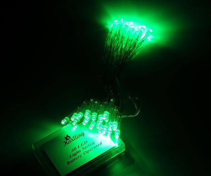 Karlling Battery Operated Green 40 LED Fairy Light String Wedding Party Xmas Christmas Decorations(Green)