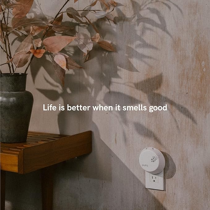 Pura & Moodcast Home Scent Refill - Smart Home Air Diffuser - Up to 120-Hours of Luxury Fragrance per Refill - Home Essential - Clean & Safe Diffuser Fragrance - 2 Pack, First Kiss