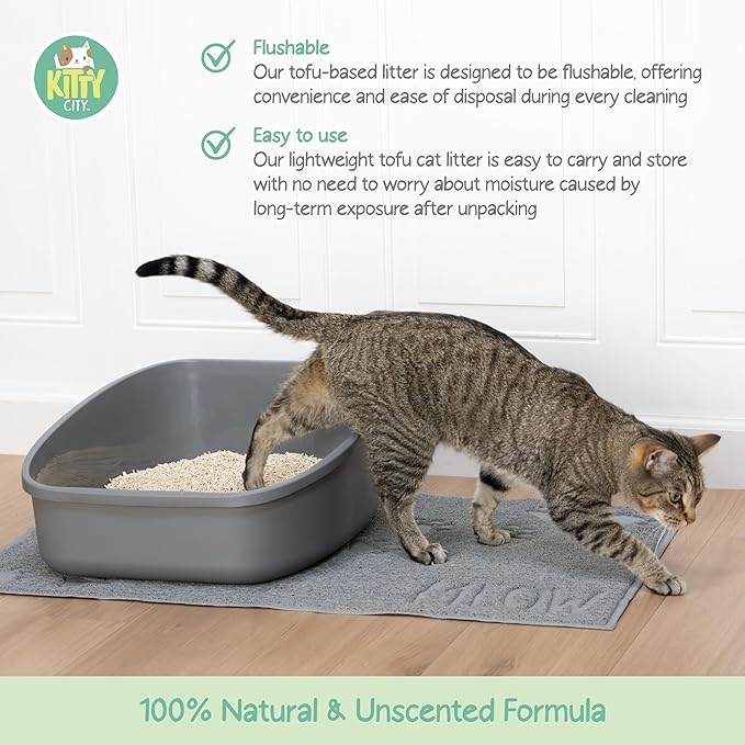 Kitty City Tofu Litter 6LB-Mewly Pet