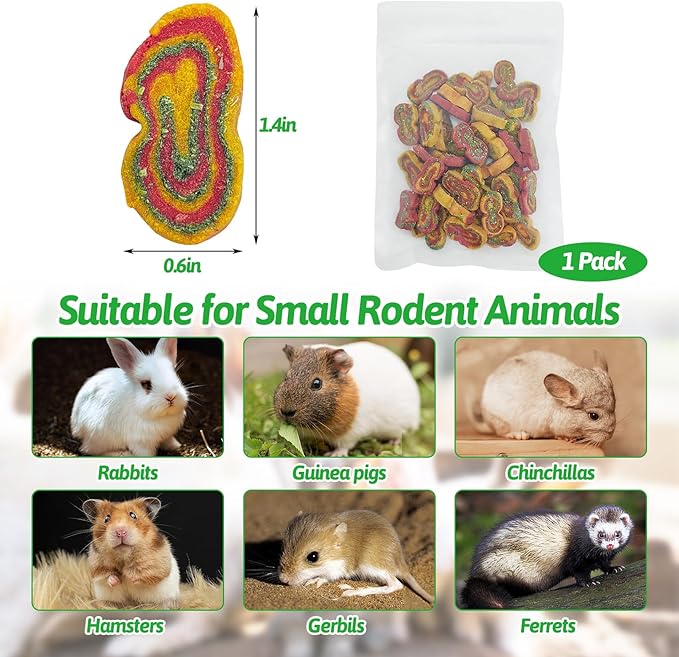 Fhiny Rabbit Chew Toys Mixed Forage Beetroot Carrot and Pumpkin Bunny Treats for Hamsters Guinea Pigs Chinchillas and Other Small Rodents Teeth Grinding (0.29lb/130g)-Mewly Pet
