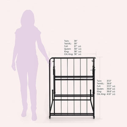 Best Price Mattress 18 Inch Metal Platform Beds w/Heavy Duty Steel Slat Mattress Foundation (No Box Spring Needed)