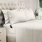 DREAMCARE California King Sheet Sets – 6 pcs Cooling Bed Sheets – up to 15” Deep Cal King Sheets – 2500 Supreme Collection – Extra Soft 100% Brushed Microfiber Hotel Luxury with Side Pocket – Ivory