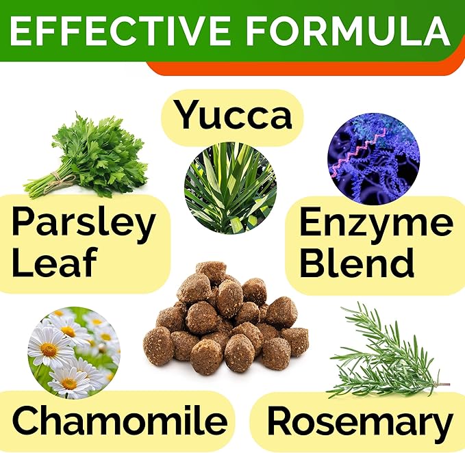 STRELLALAB No Poo Chews for Dogs - Coprophagia & Stool Eating Deterrent with Probiotics, Digestive Enzymes & Breath Aid Support - Stop Dog Poop Eating (120Ct, Poultry)-Mewly Pet