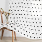 MYSKY HOME 95 Inch Long Curtains for Sliding Door Black Pom Pom Sheer Curtains for Living Room Bedroom 2 Panels Curtains for Halloween Panels Dining Room Rod Pocket Window Drapes 52" x 95"