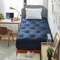 Hansleep Twin Mattress Topper Viscose Derived from Bamboo, Memory Foam Pillow Top Mattress Topper Twin with Deep Pocket, Breathable Mattress Pad for Back Pain Relief, 39" x 75", Navy Blue