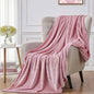 Walensee Fleece Blanket Plush Throw Fuzzy Lightweight (XL-Twin Size 66x90 Blush) Super Soft Microfiber Flannel Blankets for Couch, Bed, Sofa Ultra Luxurious Warm and Cozy for All Seasons