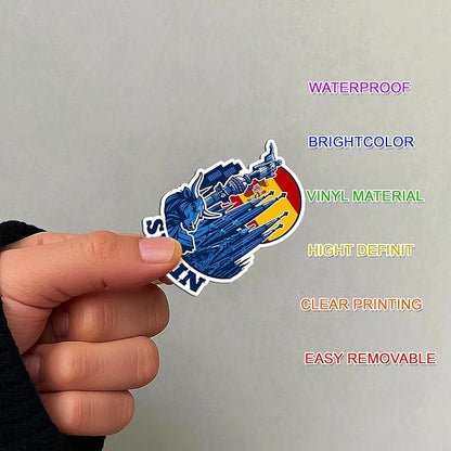 100 PCS Spain Travel Stickers Pack, España Vinyl Waterproof Stickers of Madrid Catalunya Landmarks Flamenco Food and Culture, 9 Sheets for Laptop Water Bottle Scrapbook