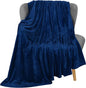 Utopia Bedding Fleece Blanket Throw Size Navy 300GSM Luxury Anti-Static Fuzzy Soft Microfiber Blanket for Couch, Sofa and Bed (60x50 Inch)