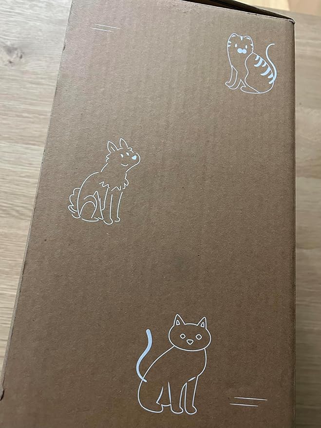 Faroro Automatic Cat Feeder with Camera, 3MP HD Video with Night Vision, 5G WiFi Cat Feeder Automatic with APP Control, 2-Way Audio, Low Food Sensor, Motion Alerts for Cats and Dogs-Mewly Pet