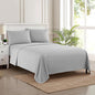 Twin Sheets - Breathable Luxury Sheets with Full Elastic & Secure Corner Straps Built In - 1800 Supreme Collection Extra Soft Deep Pocket Bedding Set, Sheet Set, EXTRA DEEP pocket - Twin, Silver