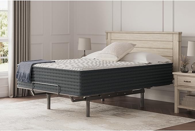 Signature Design by Ashley Hybrid 1300 13 Inch Plush Gel Memory Foam Mattress with Edge Support for Pressure Relief, Full, Fiberglass Free, Mattress in A Box