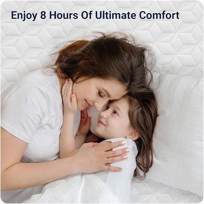 Avenco Full Size Mattress, 8 Inch Memory Foam Full Mattress in a Box for Comfort Sleep & Pressure Relief, CertiPUR-US Certified for Medium Firm Mattresses
