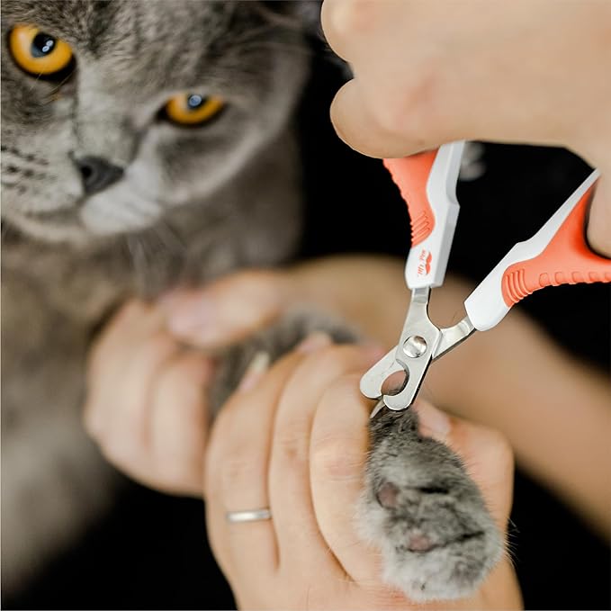 Mr. Pen Cat Nail Trimmer - Orange, Kitten & Small Dog Nail Clipper, Cat Claw Trimmer-Mewly Pet