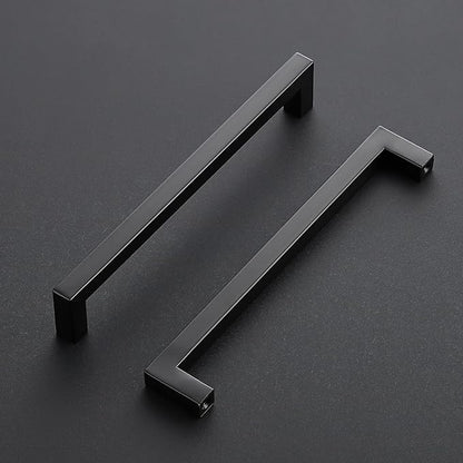 Ravinte 20 Pack Black Cabinet Pulls 7-1/2 Inch Square Kitchen Cabinet Handles Matte Black Kitchen Hardware for Drawer Pulls Drawer Handles Come with Screwdriver