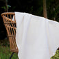 PHF 100% Cotton Waffle Weave Throw Blanket 50" x 60"-Lightweight Cozy Washed Soft Breathable Throw Blanket for Adults and Kids-Great Blanket Layer for Couch Bed Sofa-Elegant Home Decoration- White