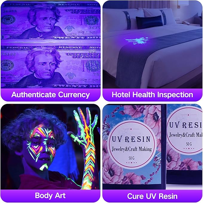 Black Light UV Flashlight,Vansky Blacklight 12 LED Urine Detector For Dog/Cat/Pet Urine & Dry Stains and Bed Bug On Carpets/Rugs/Floor,Matching with Pet Odor Eliminator-Mewly Pet