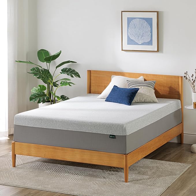 ZINUS 12 Inch Ultima Memory Foam Mattress [New Version], Full, Fiberglass Free, Medium Firm Feel, Breathable Airflow Memory Foam, Certified Safe Foams & Fabric, Mattress in A Box