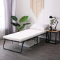 LEISUIT Foldaway Guest Bed Cot - Portable Folding Bed Frame with Thick Memory Foam Mattress for Spare Bedroom & Office