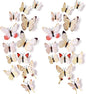 24pcs 3D Vivid Special Man-Made Lively Butterfly Art DIY Decor Wall Stickers Decals Nursery Decoration, Bathroom Décor, Office Décor, 3D Crafts for Nursery Girls Kids Room Bedroom
