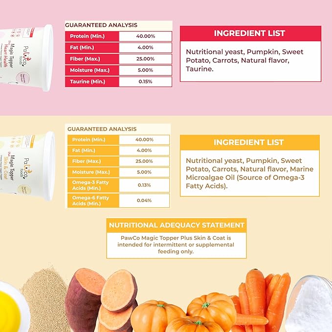 PawCo Magic Topper Variety Pack - Dog Food Topper for Picky Eaters, Grain-Free Meal Enhancer, Supports Immune & Digestive Health, 800g-Mewly Pet