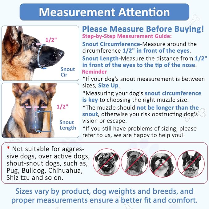 LUCKYPAW Soft Muzzle for Medium Large Sized Dogs Beagle Labrador German Shepherds, Dog Muzzle to Prevent Biting Chewing, Adjustable Breathable Mouth Guard for Grooming Walking Training(Black, XL)-Mewly Pet