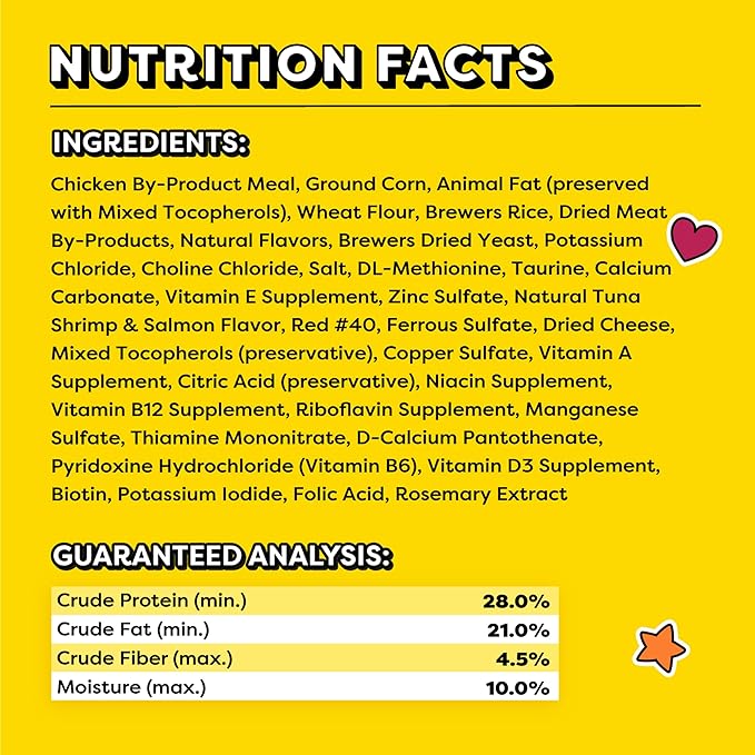 Temptations MixUps Surfer's Delight Flavor Crunchy and Soft Cat Treats, 6.3 oz. Pouch (Pack of 10)-Mewly Pet