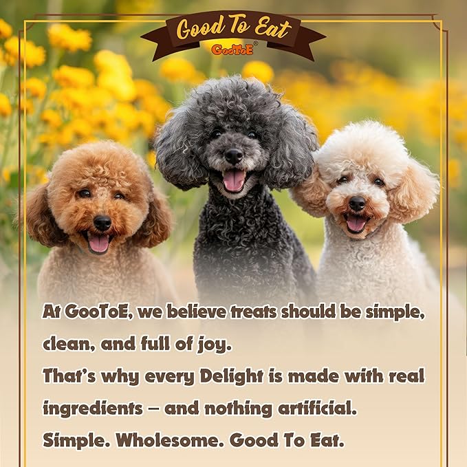 Gootoe Turkey Tendon Dog Treats, Stick (M) 3.17 oz, USA-Sourced Turkey Tendon, Natural Snack, Premium Puppy Chews, Hypoallergenic, Rawhide Free, Reseal Value Bags, Size for Medium Dogs-Mewly Pet