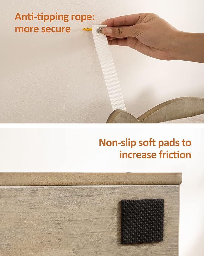 FourFurPets 43.8in 3-Tier Modern Cat Tree Tower Condo, Cat Scratch Posts for Indoor Cats, Big Plate, Two 19.7in Full Sisal Scratching Posts, Greige-Mewly Pet