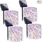 Solar String Lights Outdoor, 4 Pack 288FT 800 LED Solar Twinkle Lights for Outside Waterproof Copper Wire with 8 Modes Fairy Decorations for Garden Yard Wedding Christmas Tree Decor (Multicolor)