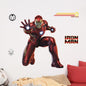 Marvel Iron Man Wall Decals - 22" Avengers Removable Vinyl Stickers for Kids Bedroom Playroom Bathroom - Peel and Stick Room Décor