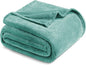 Exclusivo Mezcla Fleece Blanket Twin Size for Bed, Super Soft and Warm, All Season Use, Cozy, Plush, Lightweight, 60x80 Inches Celadon