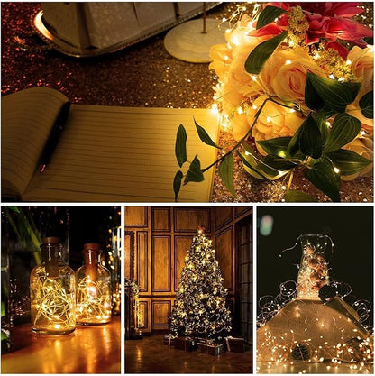 12 Pack Valentine's Day Fairy Lights Battery Operated, 3 Speed Modes, Extra 12 Batteries for Replacement, 7Ft 20 LED Mini String Light, Waterproof Copper Wire, Twinkle Firefly Lights for Christmas