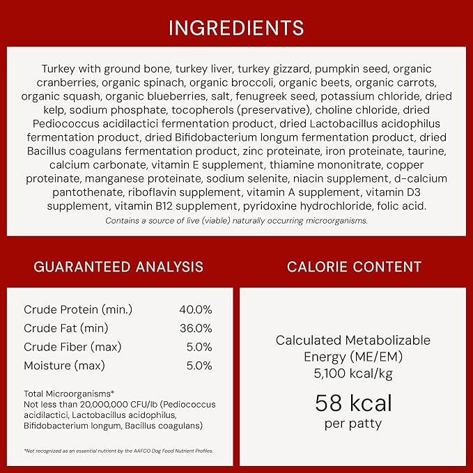 Stella & Chewy's Freeze-Dried Raw Dinner Patties - Turkey Recipe - High Protein Grain-Free Puppy & Dog Food - Perfect For Picky Eaters - 5.5 oz-Mewly Pet