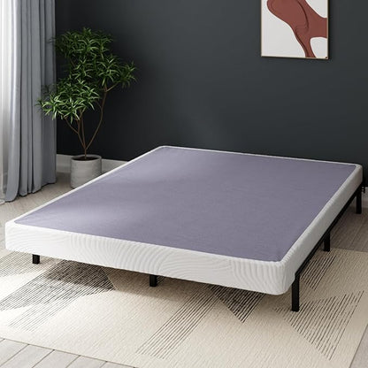 ZINUS Edgar 4 Inch Bamboo Box Spring, Mattress Foundation, Sturdy Bamboo Structure, Low Profile, Easy Assembly, King