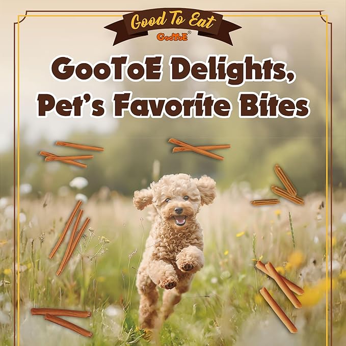 Gootoe Chicken Dog Treats – Chicken Sticks (Mini) 1.5 lb – All Natural, Grain-Free, Low Fat, Premium Training Chews, Healthy & Easily Digestible-Mewly Pet