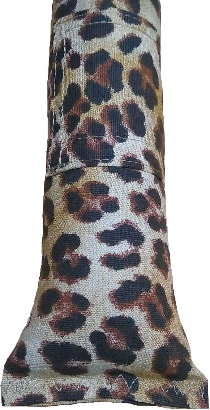 15" Leopard Print Catnip Cat Kicker Toy with Refillable Pocket (Kickers Filled with 1 oz Premium Canadian Catnip)-Mewly Pet