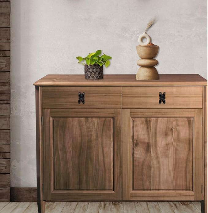 BestGiftEver Black Bear Drawer Pull and Cabinet Knob - Rustic Decor Dresser Hardware, Ideal for Mountain, Cabin, Lodge or Woodland Home Decorations with Wildlife Charm (Handstand Playing Bear)