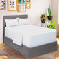 Mellanni Extra Deep Twin XL Sheets - 3 PC Iconic Collection Bedding - Luxury, Ultra Soft, Cooling Bed Sheets - Wrinkle, Fade, Stain Resistant (Twin Extra Long, Pinstripe Gray)