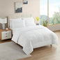 California King Comforter Set - Soft & Breathable 7-Piece Bedding Collection - 1 Comforter, 1 Fitted Sheet, 1 Flat, 4 Pillowcases - Deep Pocket - Premium Quality - Ideal for All Seasons, White