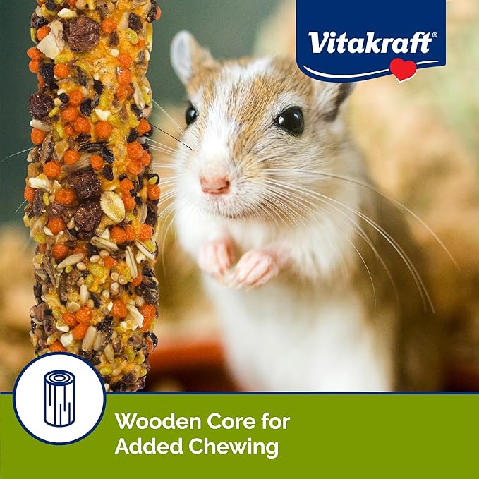 Vitakraft Crunch Sticks Hamster Treat - Apple and Honey - Hamster Chew Sticks-Mewly Pet