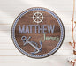 Custom Anchor Kid 3D Wood Nursery Name Sign, Personalized Nautical Ocean Wooden Sign for Baby Shower Boy Girl Birthday Gift for Kids, Door Hanger Kids Room Decor, Door Sign for Baby