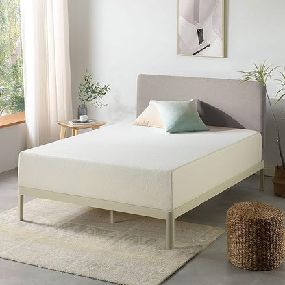 Best Price Mattress 12 Inch Full Mattress Bed-In-A-Box, Green Tea Memory Foam, White