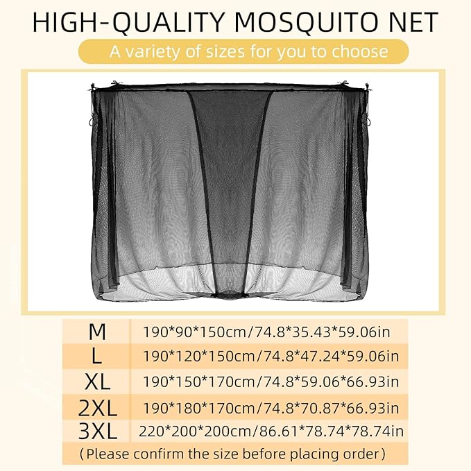 4 Corners Mosquito Net for Mosquiteros para Camas Bed Canopies Netting Bed Drapes Rectangular Mosquito Mesh for Camping Home Outdoor Travel(Black,L79 X W47 X H59 Inch,Opening)-Mewly Pet