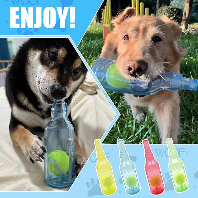 Dog Squeaky Floating Toy for Small Medium Large Dogs Training Fetch Indestructible Dog Chew Toys Indoor Pool Beach Outdoor Pet Supplies Yellow M-Mewly Pet